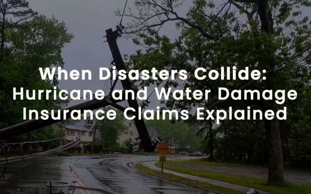 Cast Iron Pipe Water Damage Claim for Homeowners