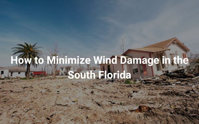 How to Minimize Wind Damage in the South Florida