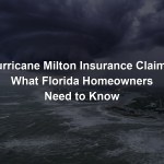Hurricane Milton Insurance Claims